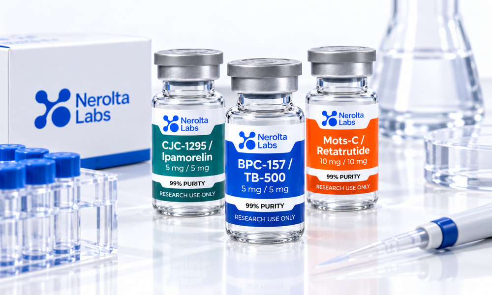 Nerolta Research Library image for cjc1295 vs ipamorelin research showing peptide-related product or documentation.