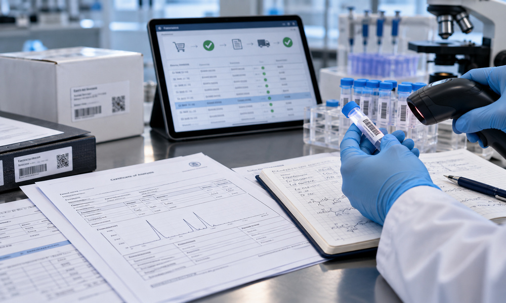 Laboratory quality and traceability image.