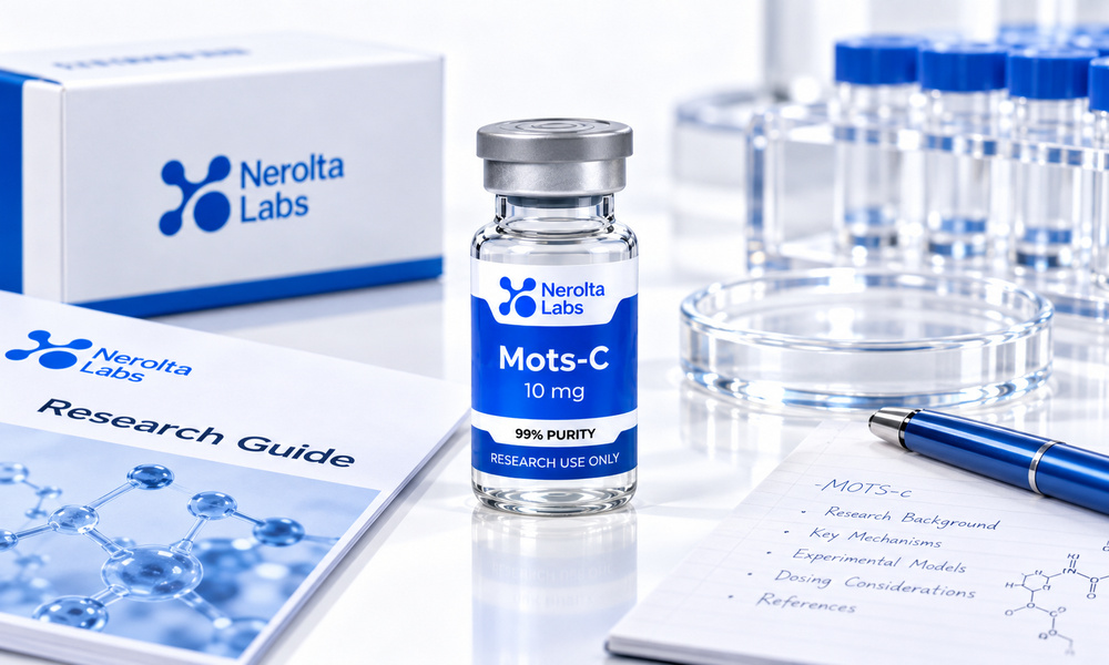 Nerolta Research Library image for mots c research guide showing peptide-related product or documentation.