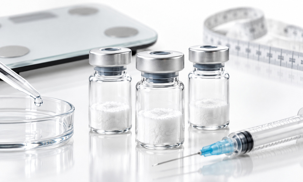 Peptides for weight loss — scientific featured illustration of metabolic feature